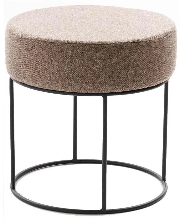 Pufa RELO śr. 40 cm brązowa