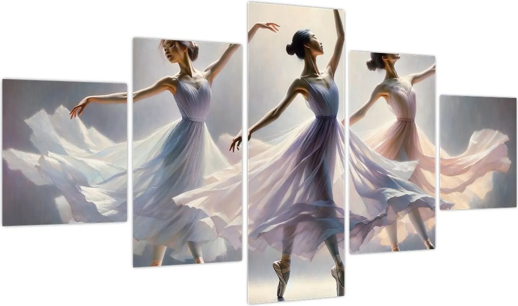 Obraz - Trzy baletki (125x70 cm)