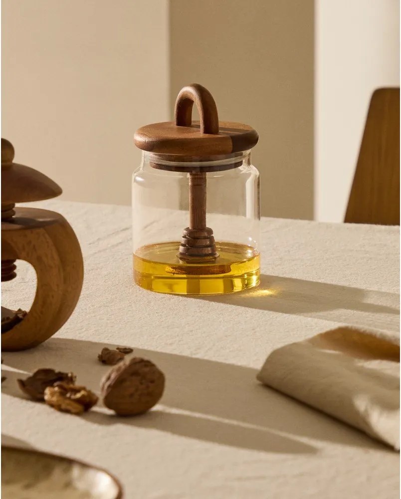 Szklany pojemnik na miód Nukha – Kave Home