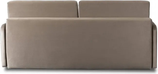 Sofa Rozkładana z Funkcją Spania LUMO Dwuosobowa Beżowa Nowoczesna do Salonu