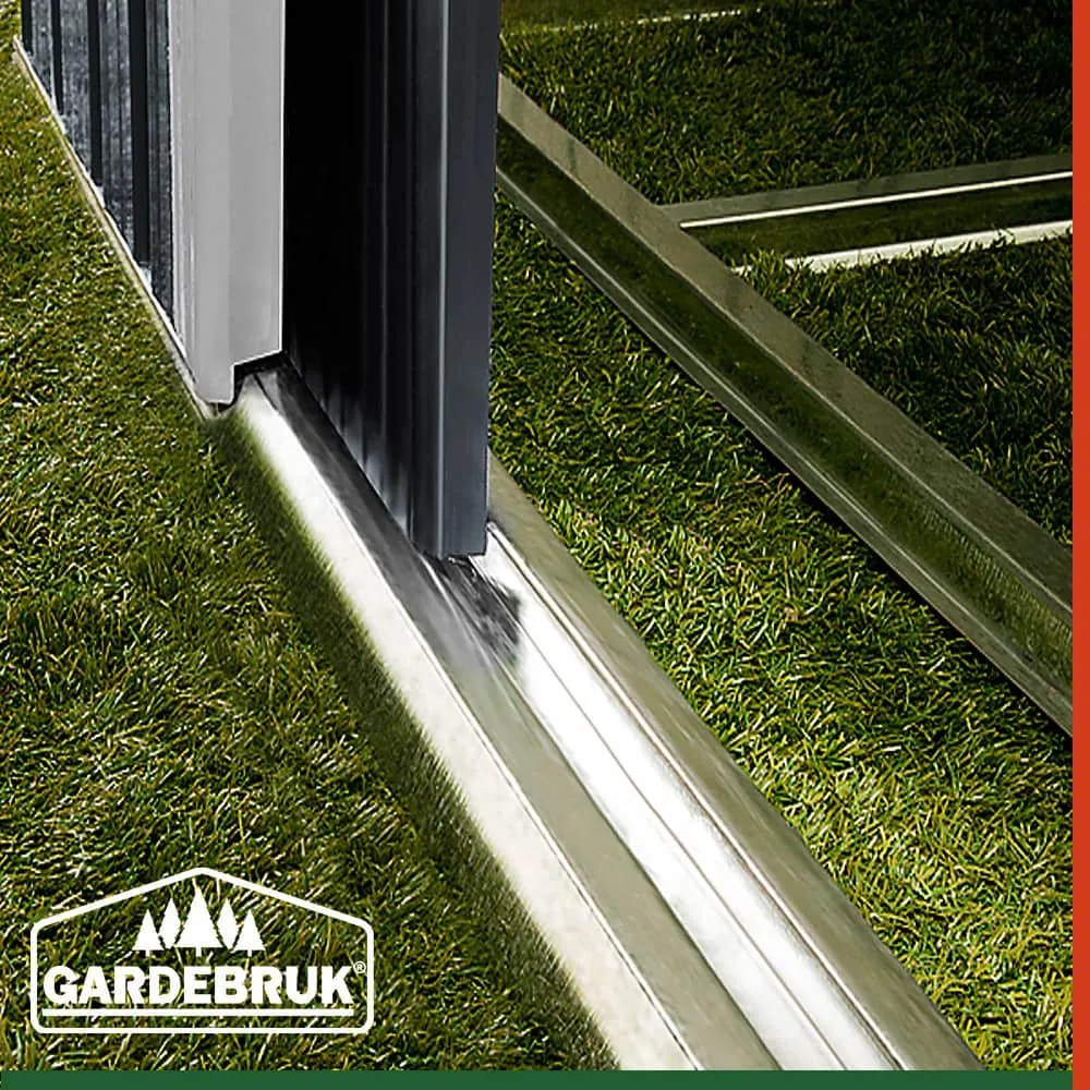 Domek narzędziowy XL, 196x132x188cm, antracyt Gardebruk