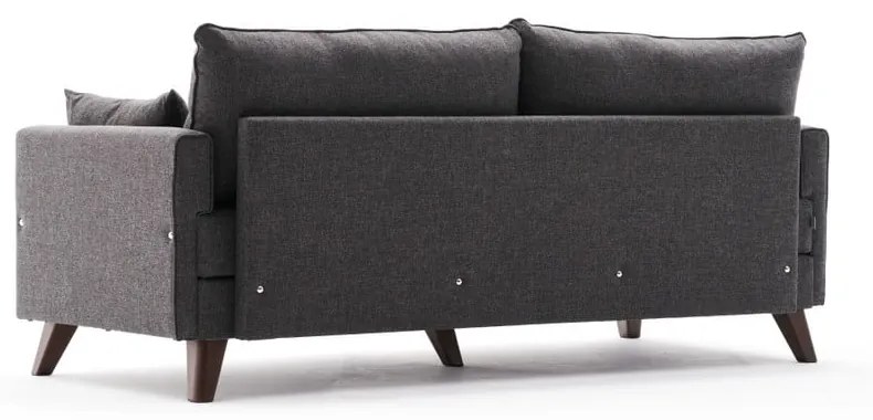 Antracytowa rozkładana sofa 208 cm Bella – Balcab Home