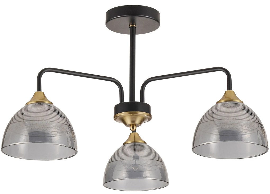 LAMPA SUFITOWA WISZĄCA G084-3C BLACK GREY
