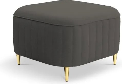 Pufa LAREN w kolorze szarym w tkaninie CASTEL 93