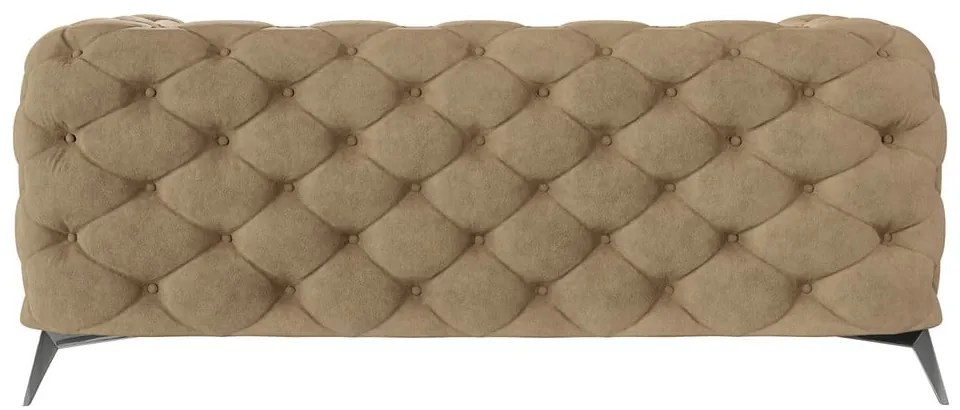 Jasnobrązowa aksamitna sofa 185 cm Chelsea – Ropez