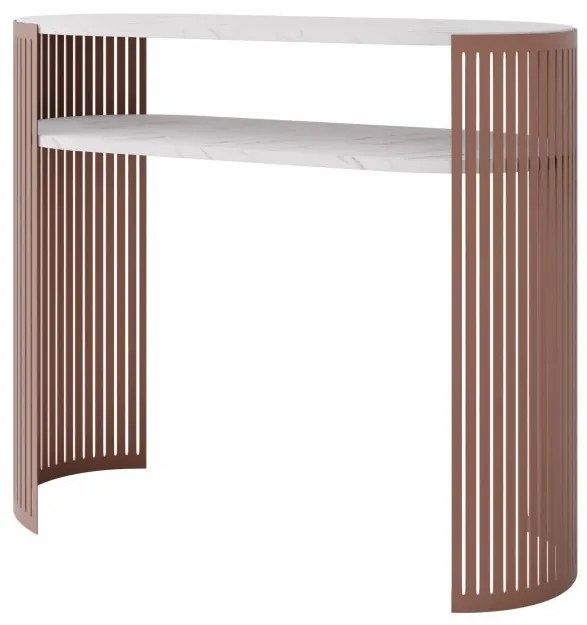 Konsola owalna Zinzit Ember