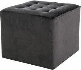 Pufa LORI VELVET czarna