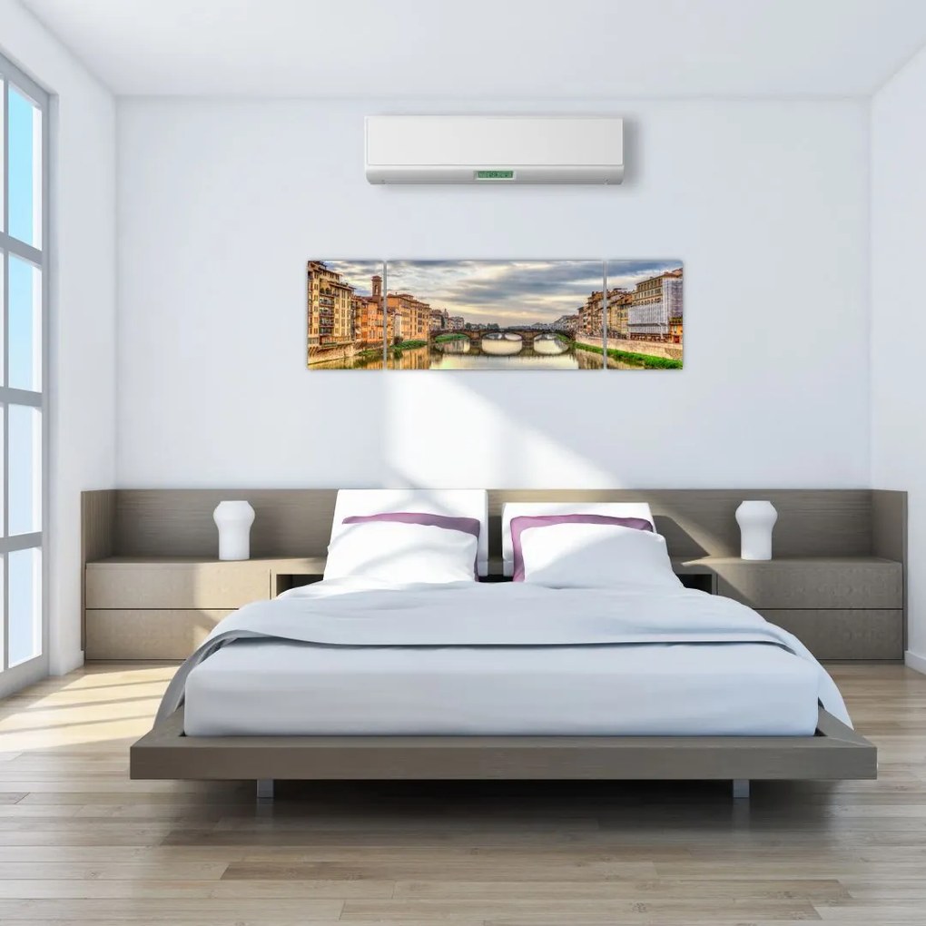 Obraz - Most przez rzekę (170x50 cm)