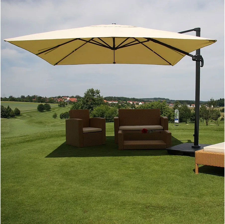 Parasol do sygnalizacji świetlnej MCW-A96 I, kremowy ze stojakiem