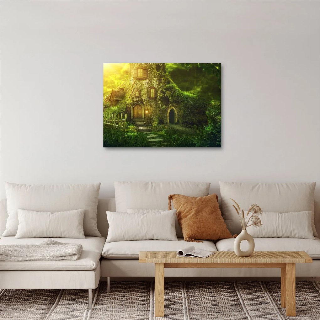 Obraz - Bajkowy las (70x50 cm)