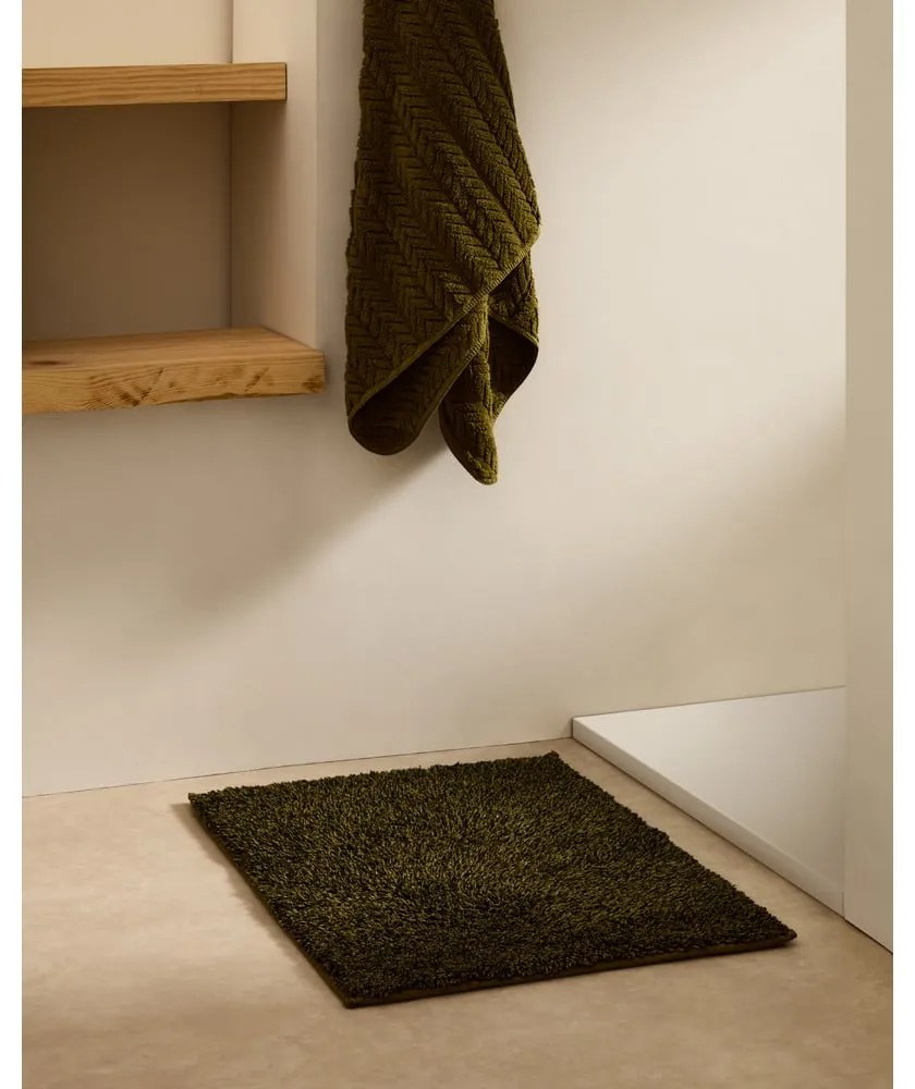 Dywanik łazienkowy w kolorze khaki 50x70 cm Coper – Kave Home