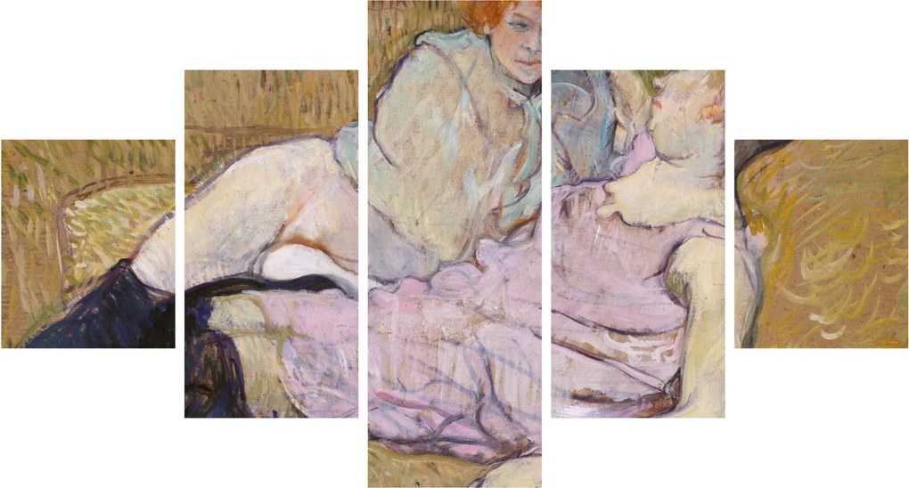 Obraz - Henri de Toulouse-Lautrec, The Sofa, reprodukcje (125x70 cm)