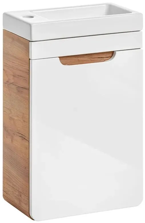 Nowoczesny zestaw mebli łazienkowych 40 cm C7-D76