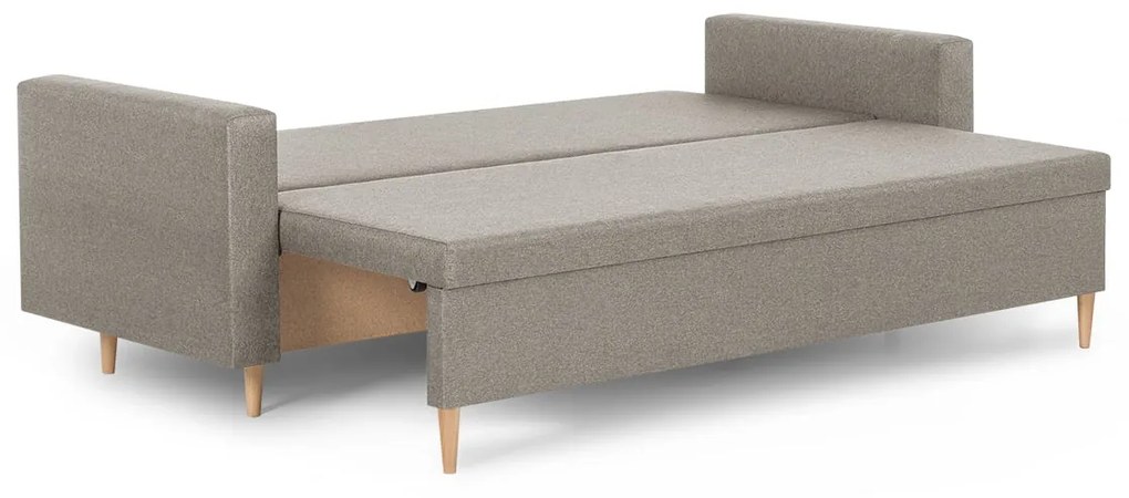 Kanapa sofa 3 osobowa z funkcją spania KEN Brązowy