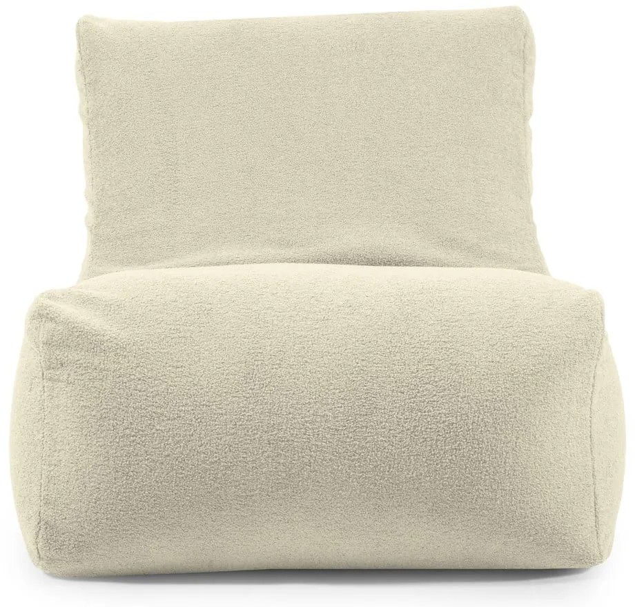 Brązowy worek do siedzenia z materiału bouclé Seat 100 Lounge – SLOWDOWN