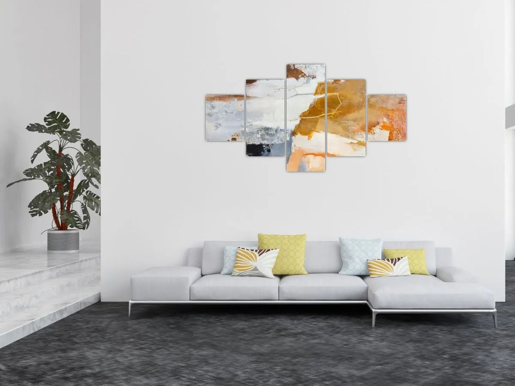 Obraz - Abstrakcja (125x70 cm)