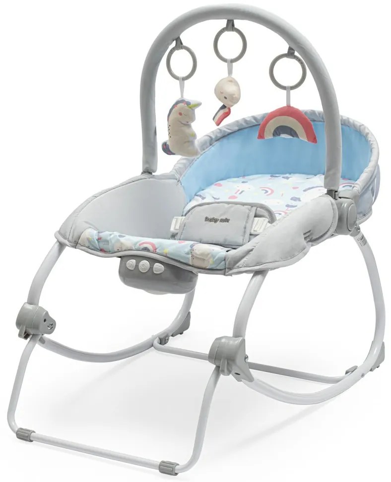 Baby Mix Wielofunkcyjny fotel bujany dla dzieckaJednorożec, 80 x 40 x 70 cm