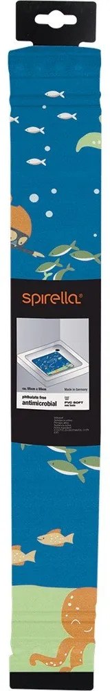 Dziecięca mata antypoślizgowa pod prysznic 55x55 cm Scuba Diver – Spirella