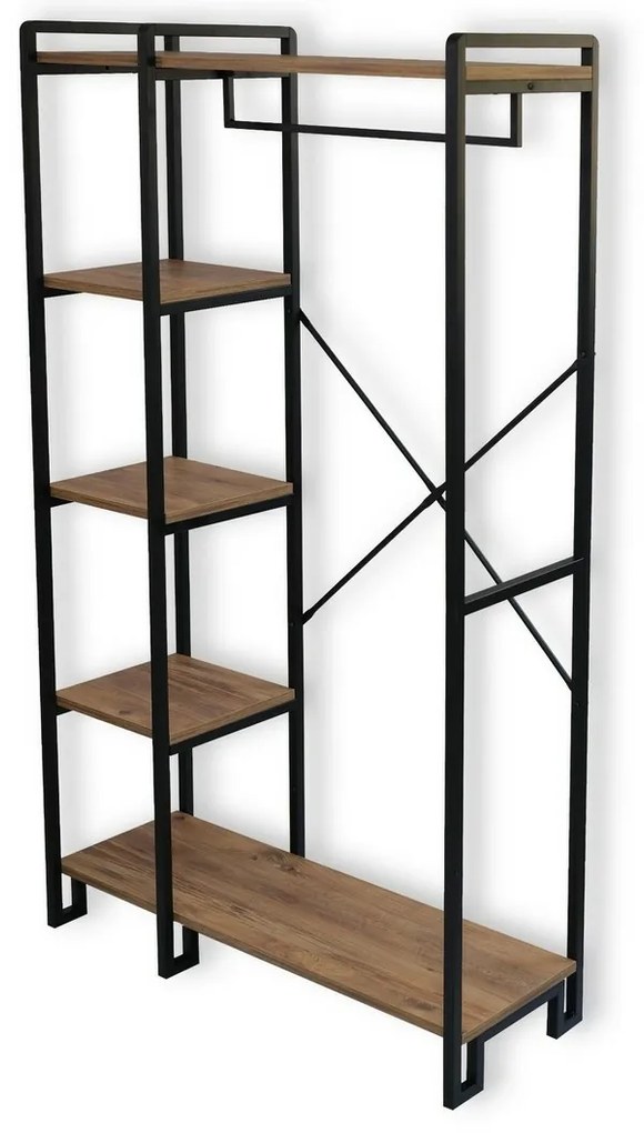 Stojak na ubrania Rex Atlantic Pine and Black