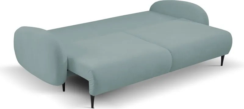 Sofa SOFT z funkcja spania i pojemnikiem TURKUSOWY RUN AGAIN 72