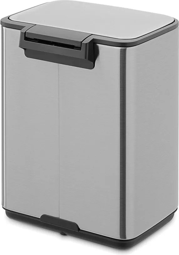 Stalowy kosz na śmieci z pedałem w kolorze matowego srebra 4 l Bo – Brabantia