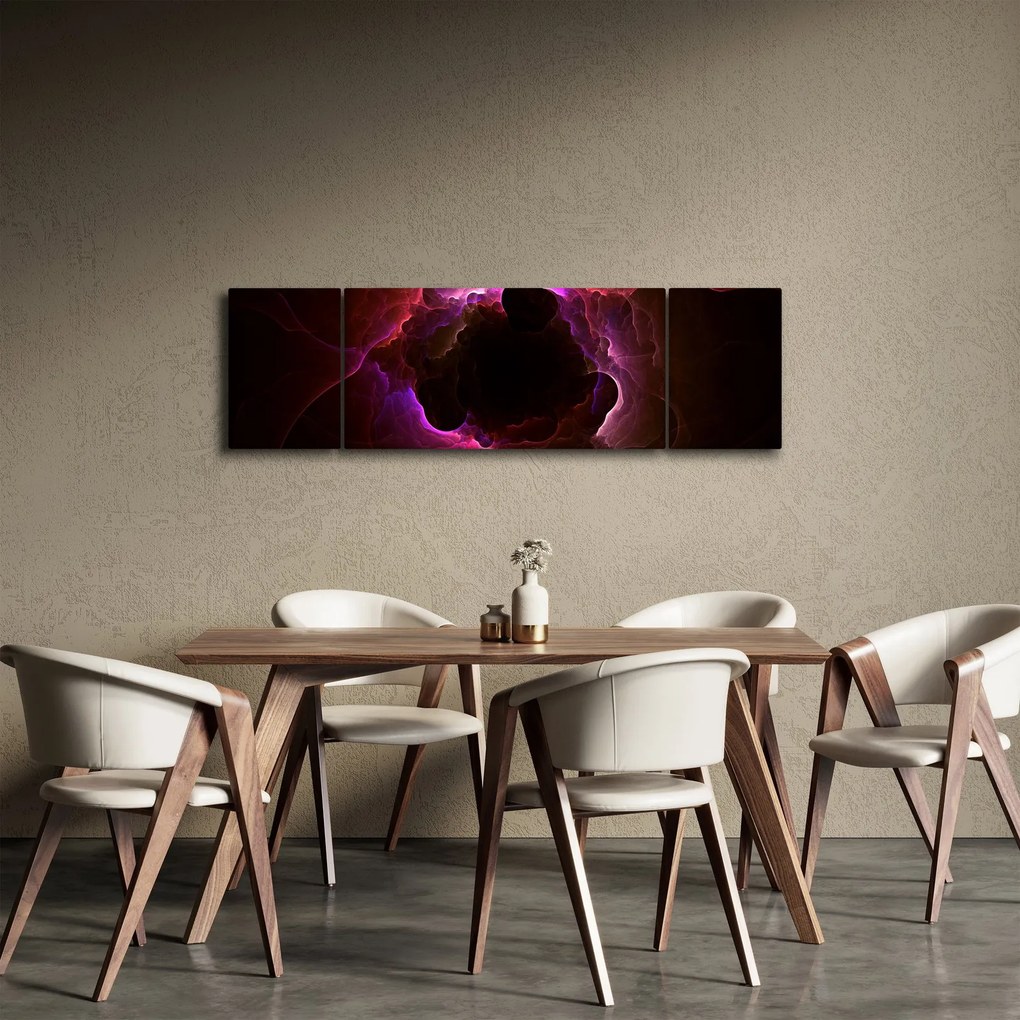 Obraz - abstrakcja chmur (170x50 cm)