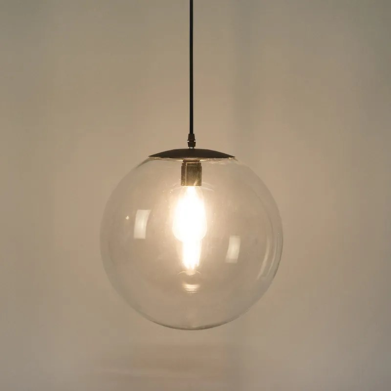 Inteligentna Lampa Wisząca Przezroczysta 35 cm Z WiFi A60 - Pallon