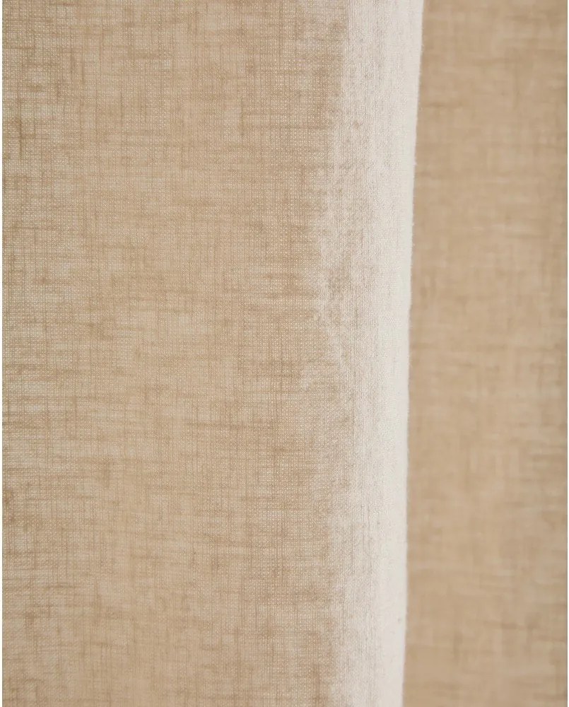 Beżowa bawełniana zasłona 140x270 cm Nolira – Kave Home