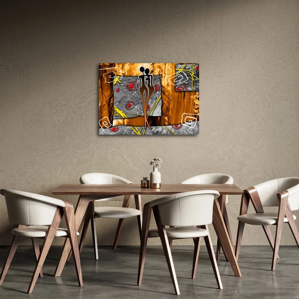 Obraz starożytnego obrazu (70x50 cm)