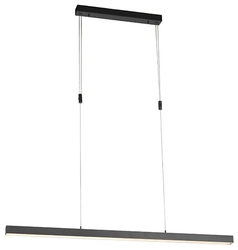 Lampa wisząca antracytowa w komplecie z LED i ściemniaczem regulowanym - JulietDesignerski Oswietlenie wewnetrzne
