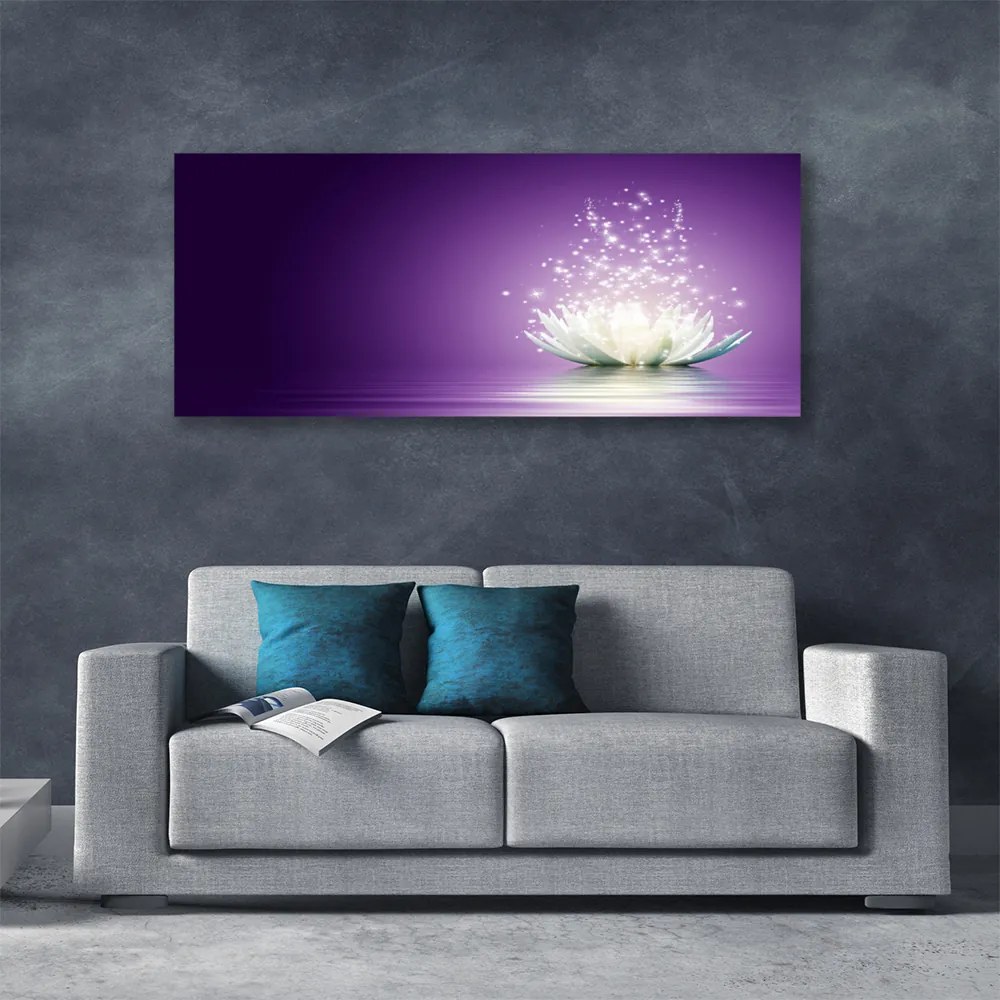 Zdjęcie na płótnie Mistyczny Lotos w Pełni