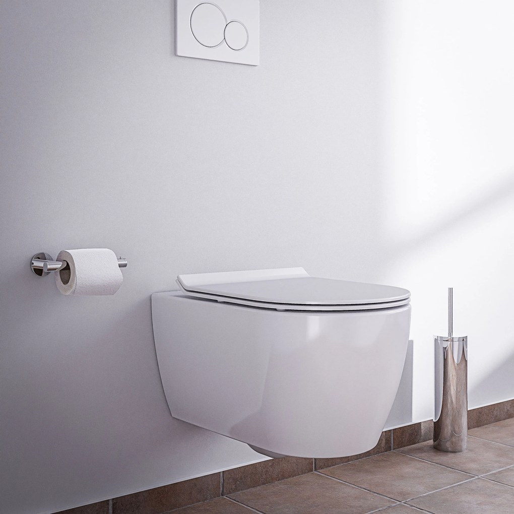 Miska WC wisząca lejowa bezkołnierzowa NT2039