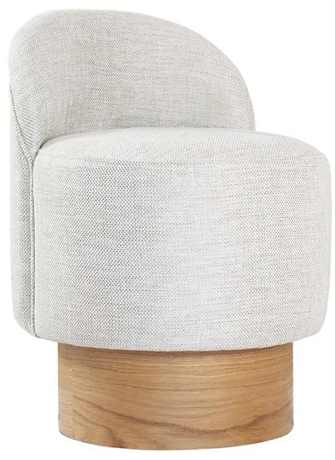 Dziecięce krzesło RIKI 40x47 cm jasnoszare