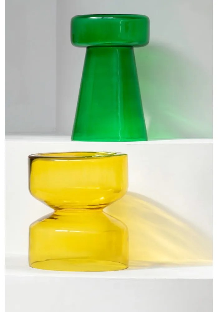 Szklany okrągły stolik ø 35 cm Doble – Leitmotiv