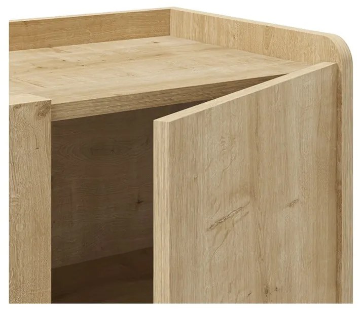 Szafka w dekorze dębu w naturalnym kolorze 80x80x40 cm Daira – Marckeric