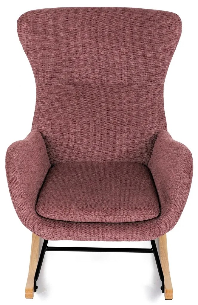 Fotel bujany PINK2, różowy
