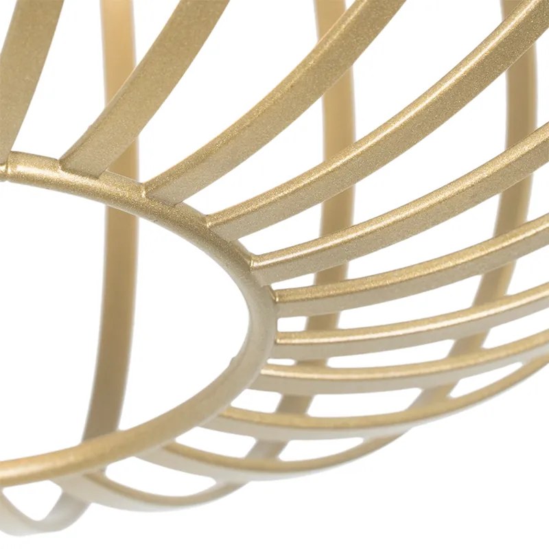 Designerska lampa sufitowa mosiądz 30 cm - JohannaDesignerski Oswietlenie wewnetrzne