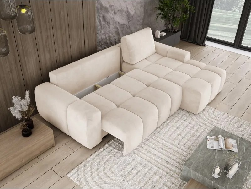 Narożnik MAILO system DL z pojemnikiem i funkcją spania WERSAL