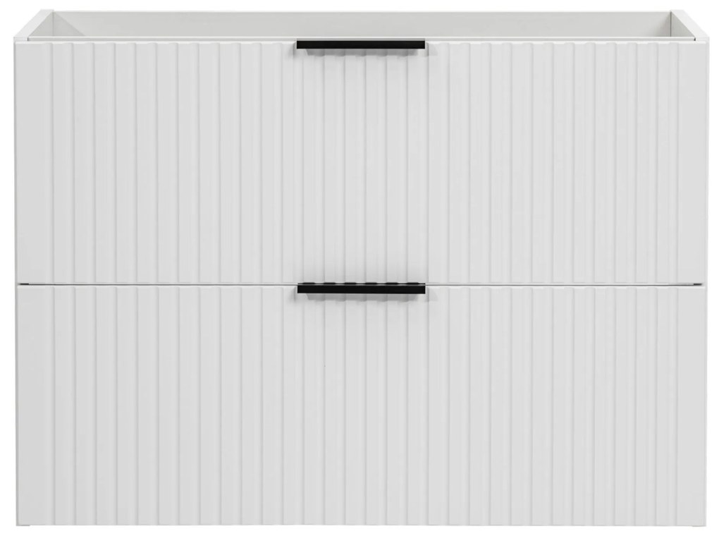 Szafka wisząca podumywalkowa biała 80 x 46 cm ASTROS White