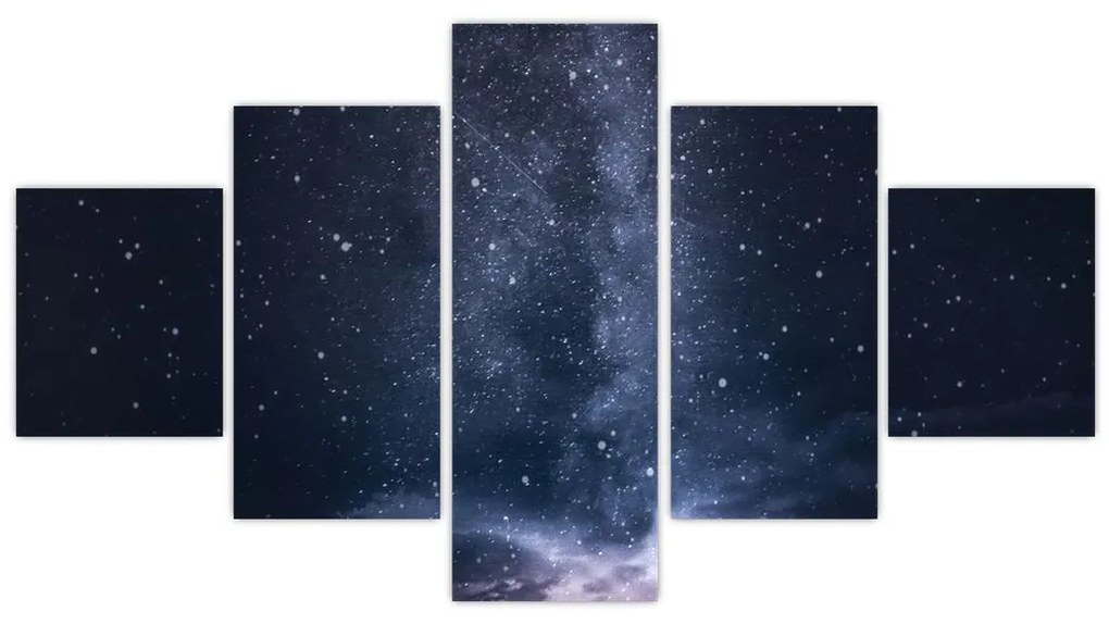 Obraz gwiaździstego nieba (125x70 cm)