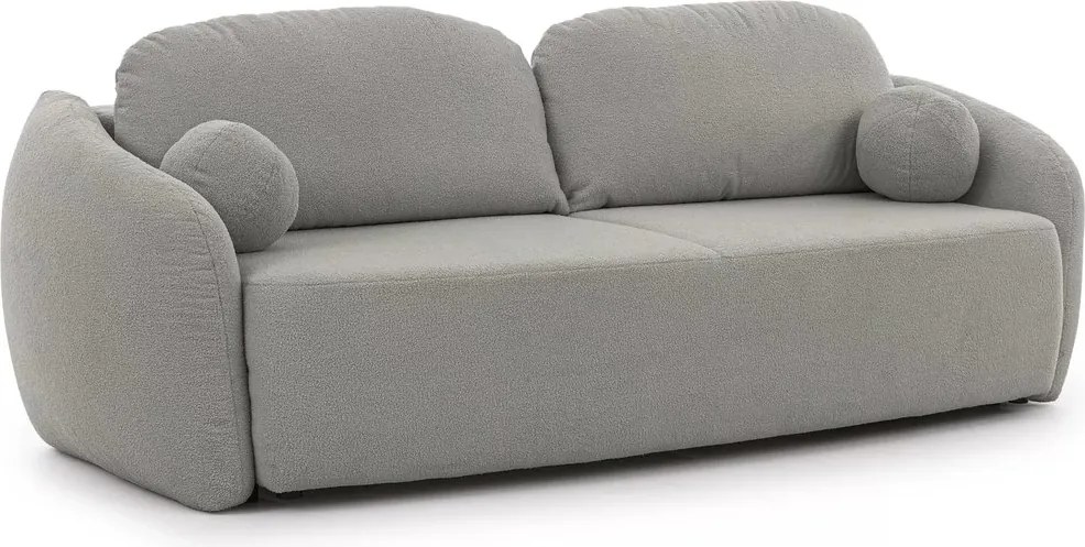 Kanapa Latina z funkcją spania - szara boucle Lambi 11