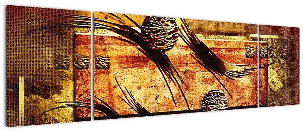 Obraz abstrakcji (170x50 cm)
