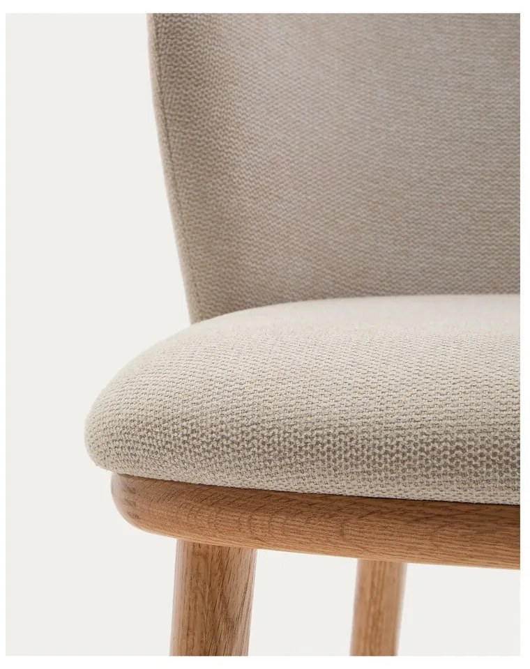 Beżowy hoker (wysokość siedziska 65 cm) Ciselia – Kave Home
