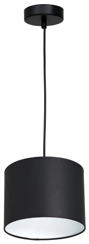 Lampa wisząca ARDEN 1xE27/60W/230V pr. 18 cm czarno-biała