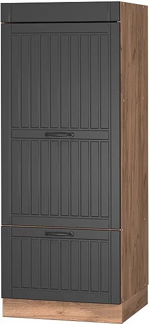 Szafka do mikrofalówki ciemnoszary 60x58.1x153.6 fame-line