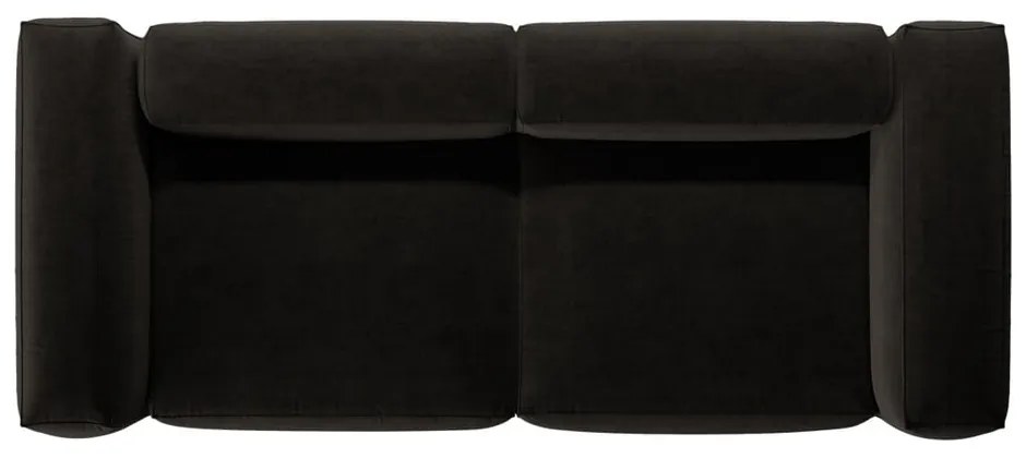 Czarna sofa 264 cm Bergamo – Cosmopolitan Design