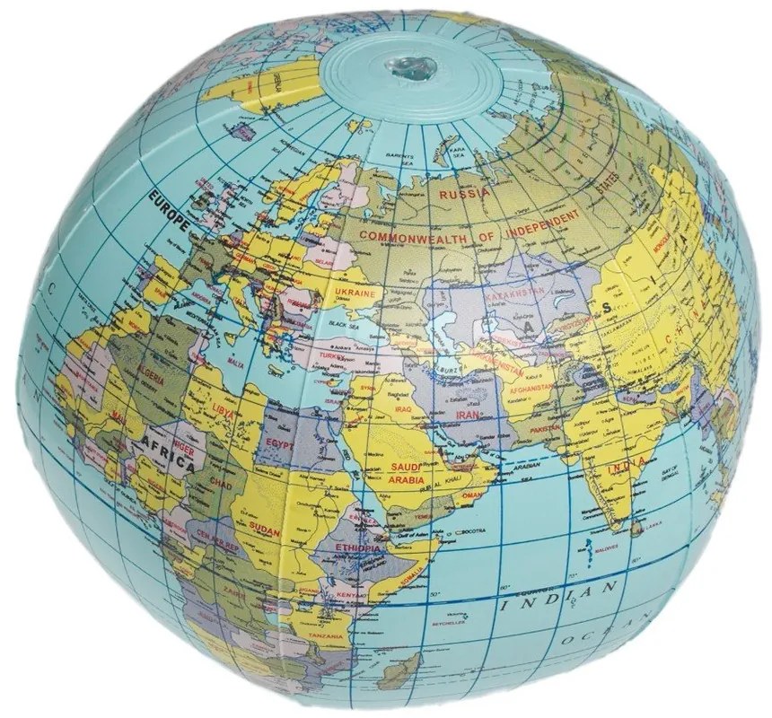 Globus dmuchany Rex London World Map