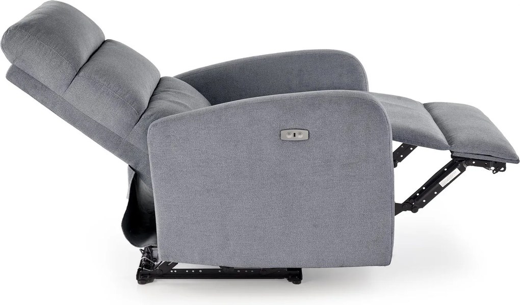 Fotel masujący i rozkładany elektrycznie Carinio Halmar