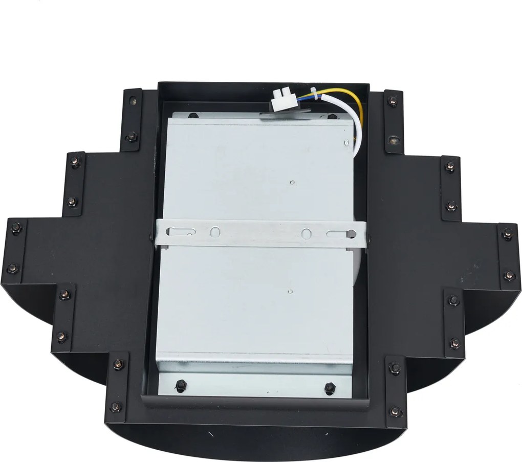 Nowoczesny kinkiet czarny z LED z 3-stopniową regulacją ściemniania - Lines