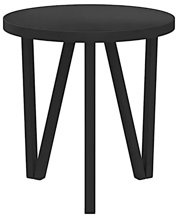 Czarny stolik kawowy do salonu R8-R36